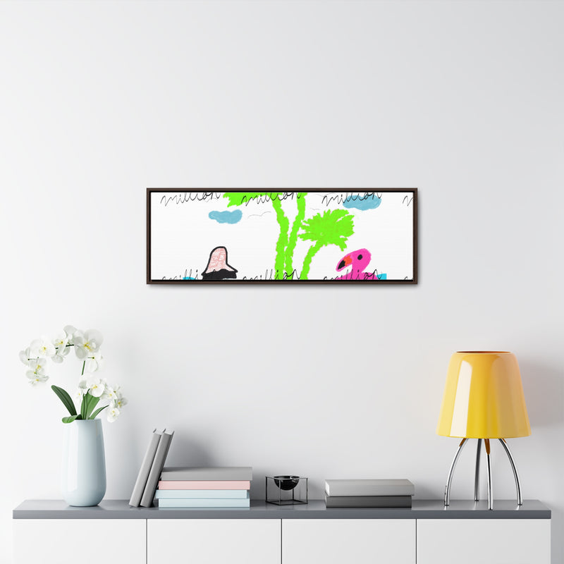 Fun Beach Day Gallery Canvas Wraps, Horizontal Frame