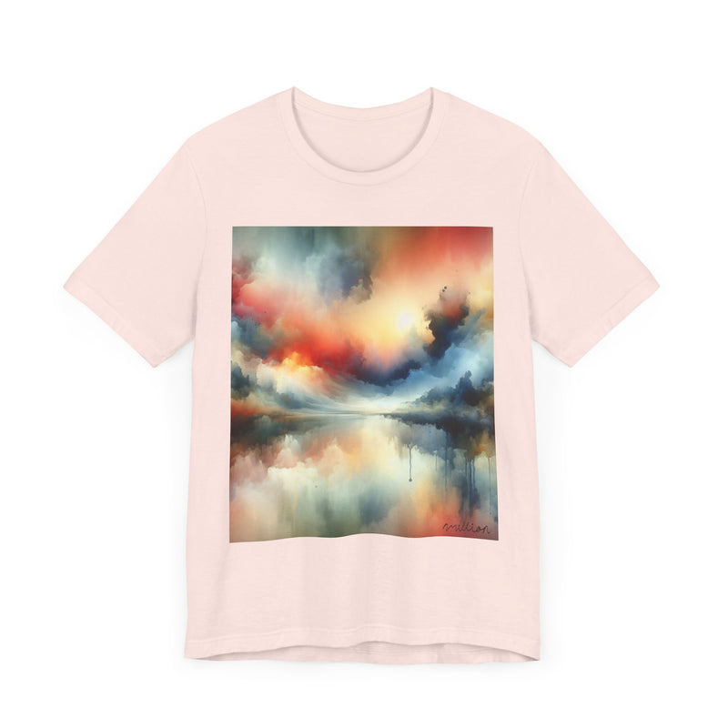 Watercolor Design Unisex Jersey Short Sleeve Tee