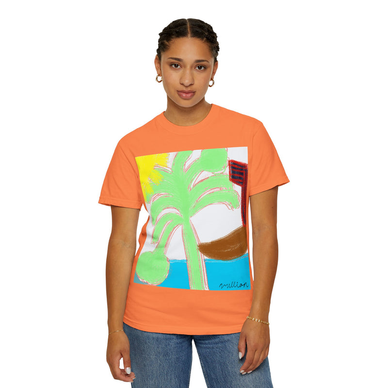 Ocean View Unisex Garment-Dyed T-shirt