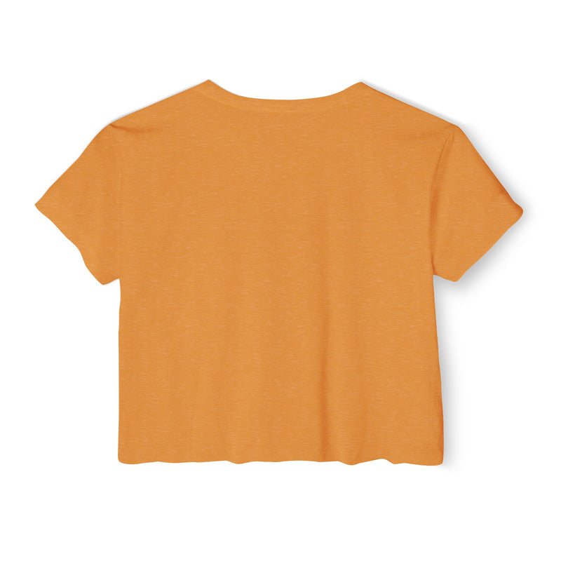 Tangie  Orange Women's Festival Crop Top