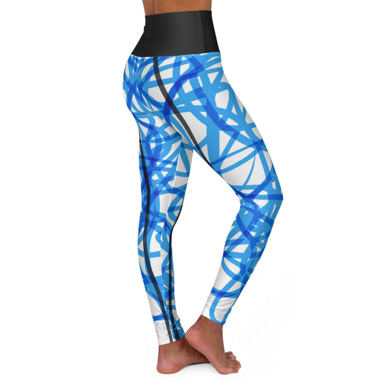 Swirl Grill High Waisted Yoga Leggings (AOP)