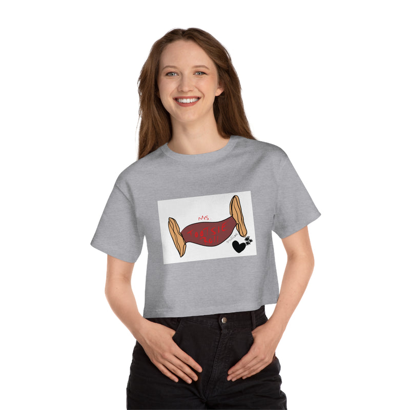 Mrs Tootsie Roll Champion Women's Heritage Cropped T-Shirt