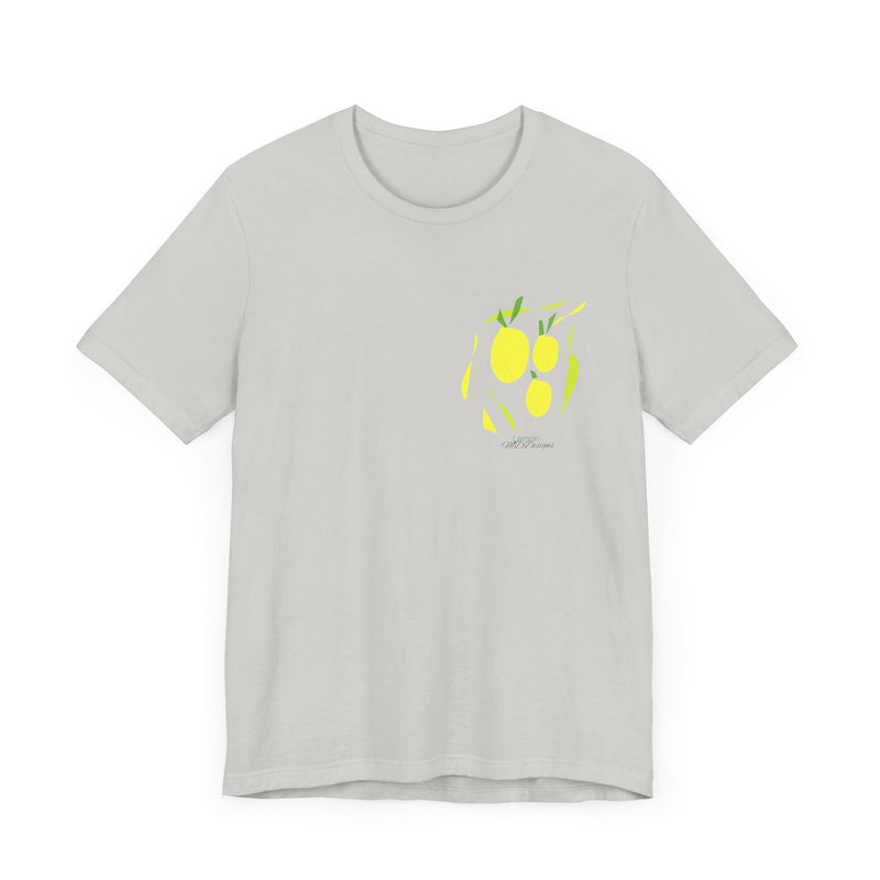 Lemon Yellow Unisex Jersey Short Sleeve Tee