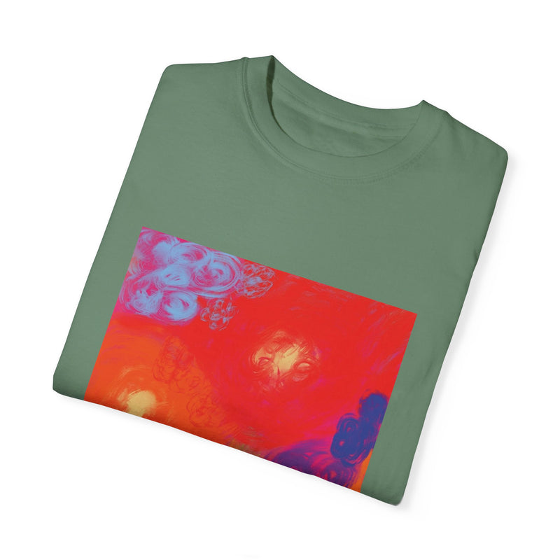 Floral Breeze Unisex Garment-Dyed T-shirt