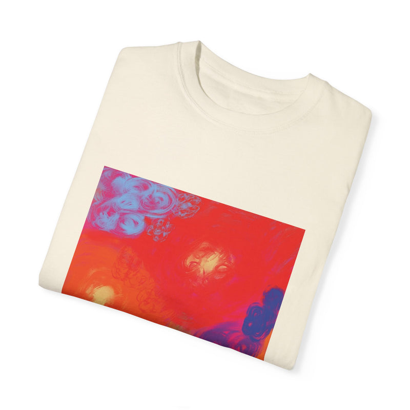 Floral Breeze Unisex Garment-Dyed T-shirt