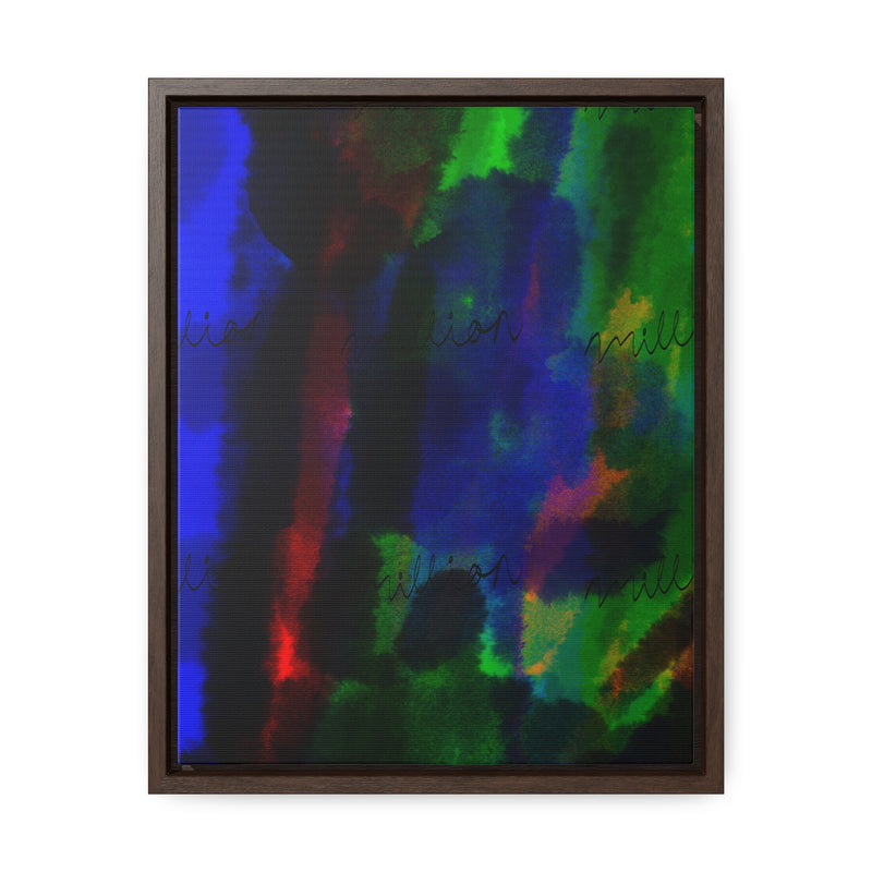 Watercolor Hue Gallery Canvas Wraps, Vertical Frame