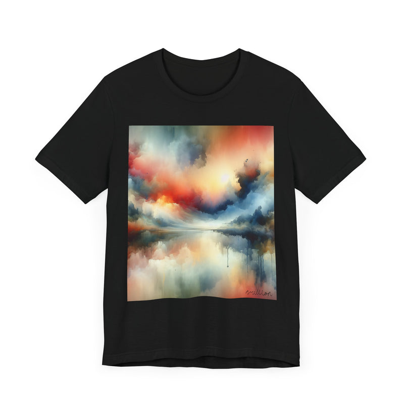 Watercolor Design Unisex Jersey Short Sleeve Tee