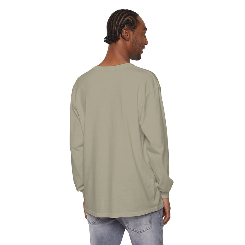 Diff Color Leafs Unisex Garment-dyed Long Sleeve T-Shirt