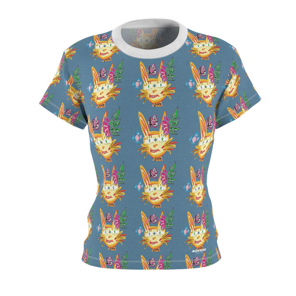 Cat Art Women's Cut & Sew Tee (AOP)