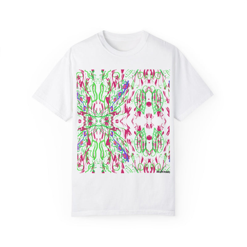 Leafs Neon Unisex Garment-Dyed T-shirt