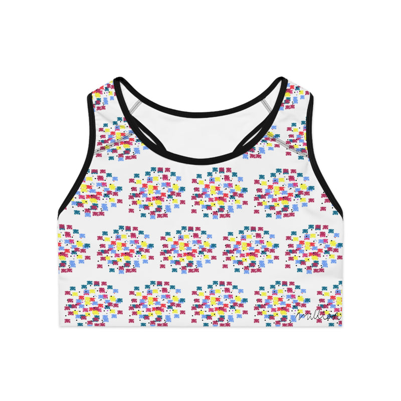 Dots Variety Sports Bra (AOP)