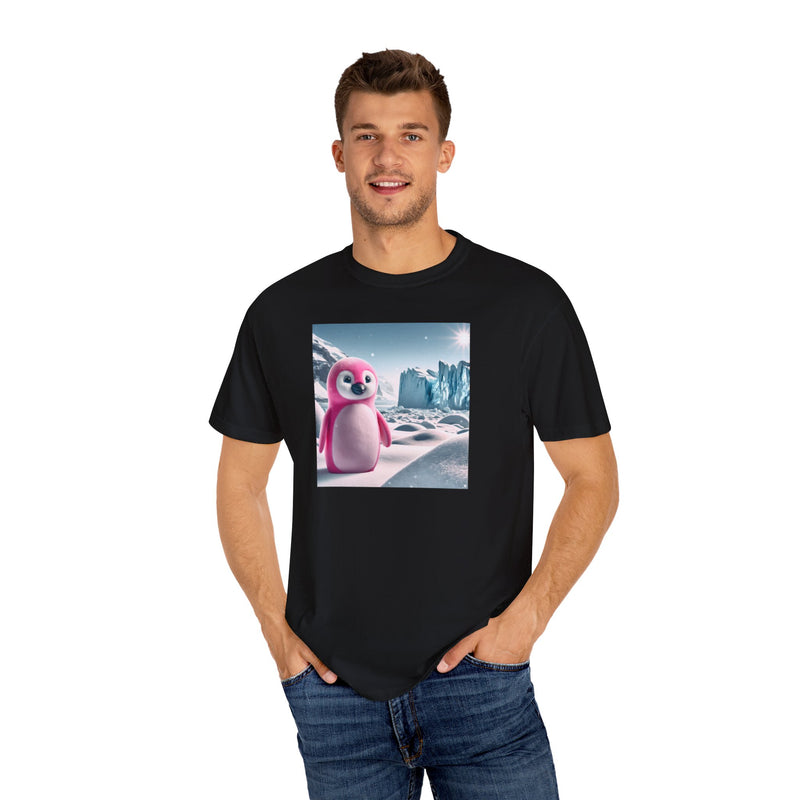 Pink Penguin Unisex Garment-Dyed T-shirt