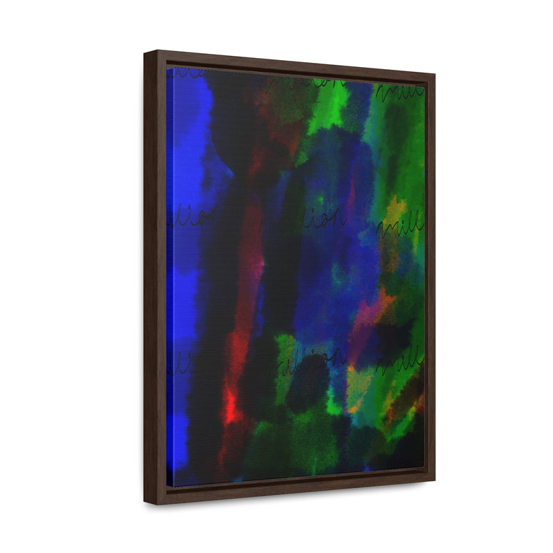 Watercolor Hue Gallery Canvas Wraps, Vertical Frame