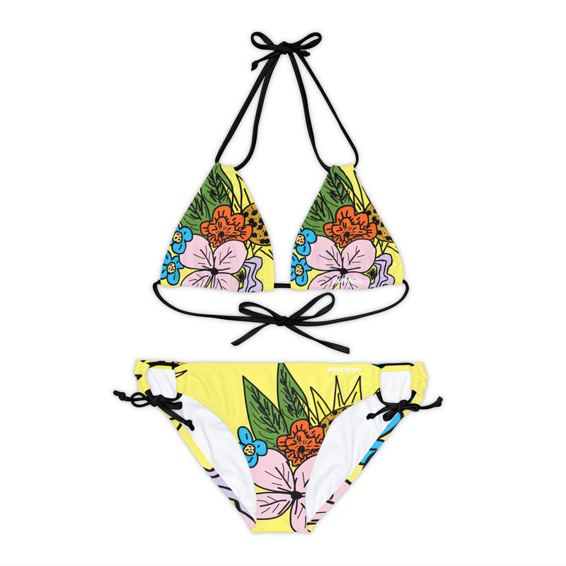 Yellow Flora Bikini (AOP)