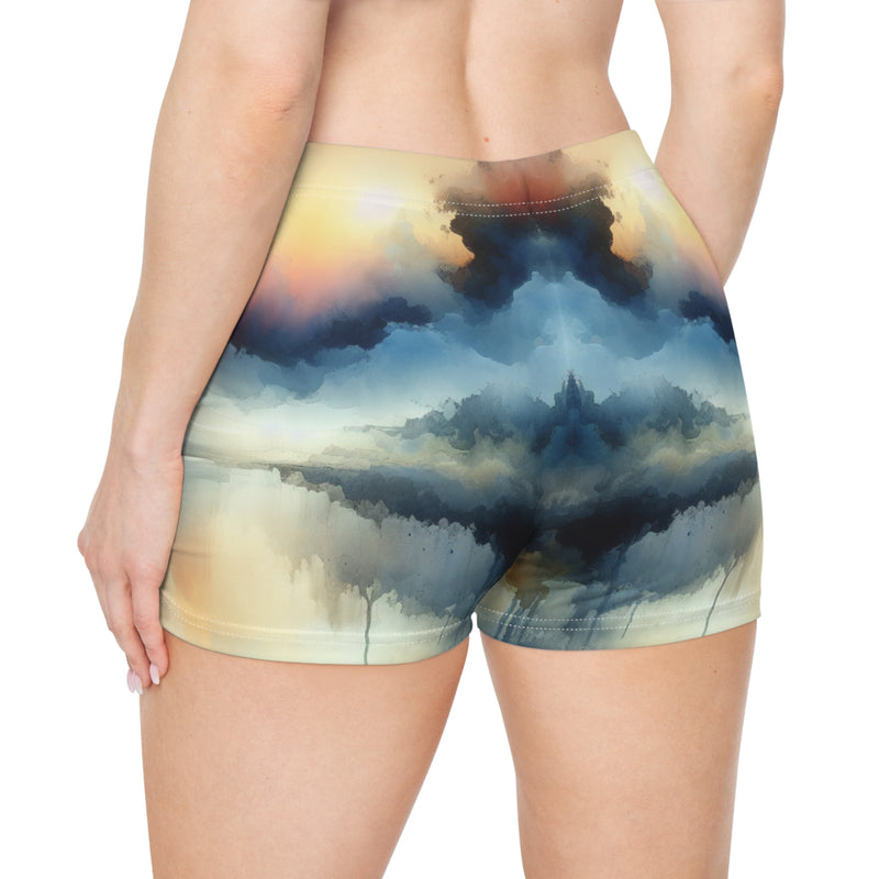 Watercolor Design Women's Shorts (AOP)