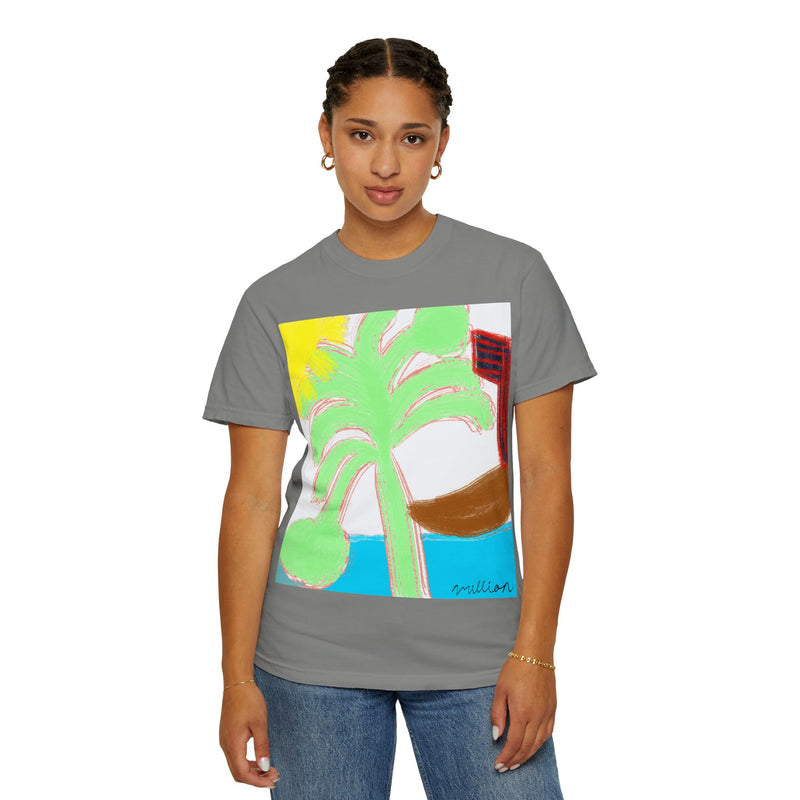 Ocean View Unisex Garment-Dyed T-shirt