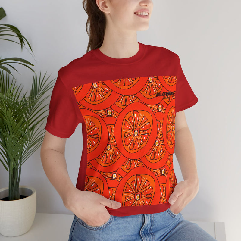 Tangie Orange Unisex Jersey Short Sleeve Tee