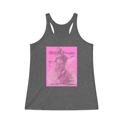 Statue Pink Women's Tri-Blend Racerback Tank