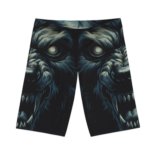 Bad Dog Women's Bike Shorts (AOP)