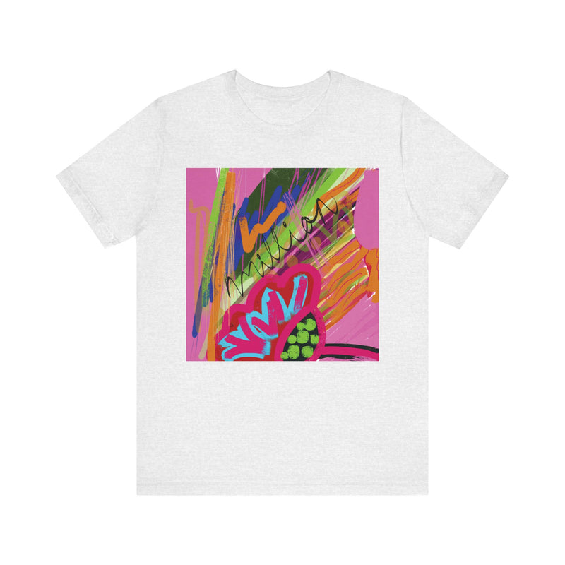 Abstract Frenzy Print  Unisex Jersey Short Sleeve Tee