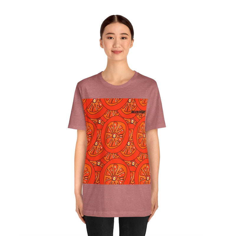 Tangie Orange Unisex Jersey Short Sleeve Tee