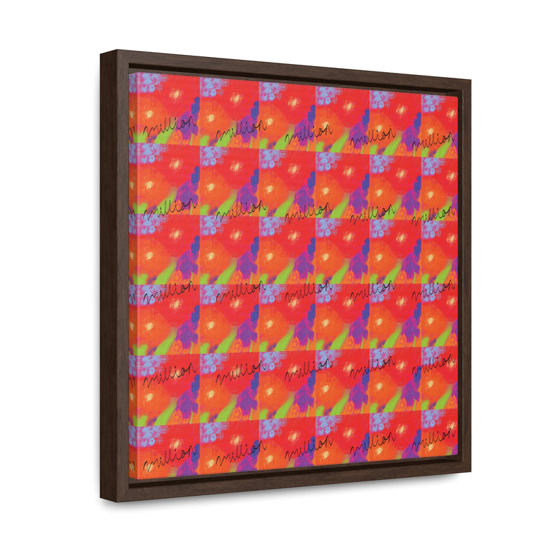 Floral Breeze Gallery Canvas Wraps, Square Frame