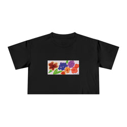 Floral Bold Women's Crop Tee