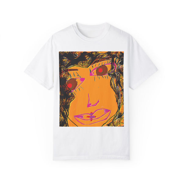 Face Graphic Unisex Garment-Dyed T-shirt