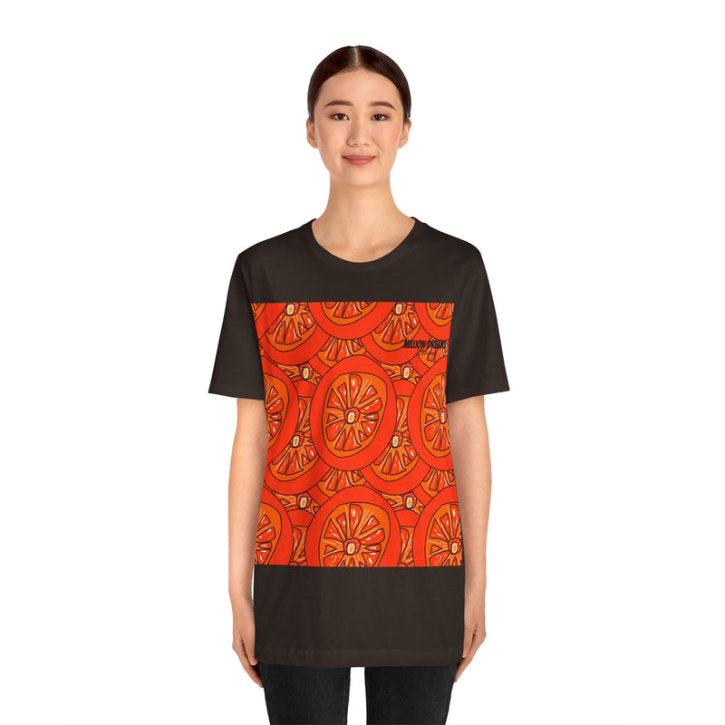 Tangie Orange Unisex Jersey Short Sleeve Tee