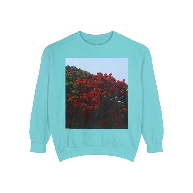 Resort View Unisex Garment-Dyed Sweatshirt