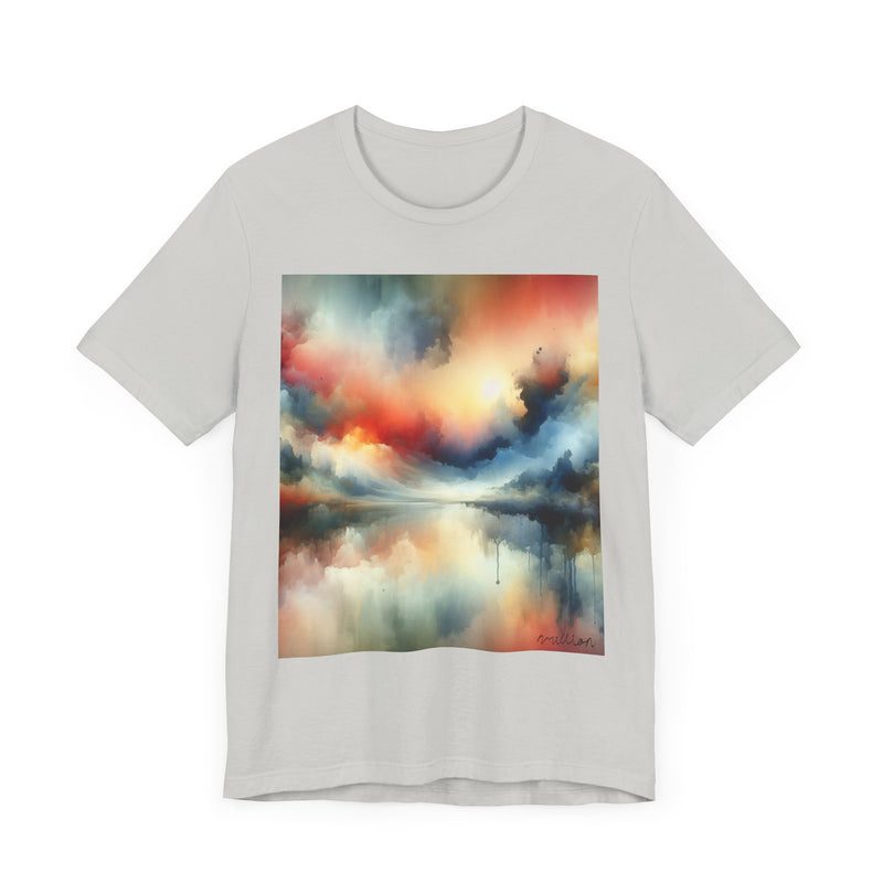 Watercolor Design Unisex Jersey Short Sleeve Tee