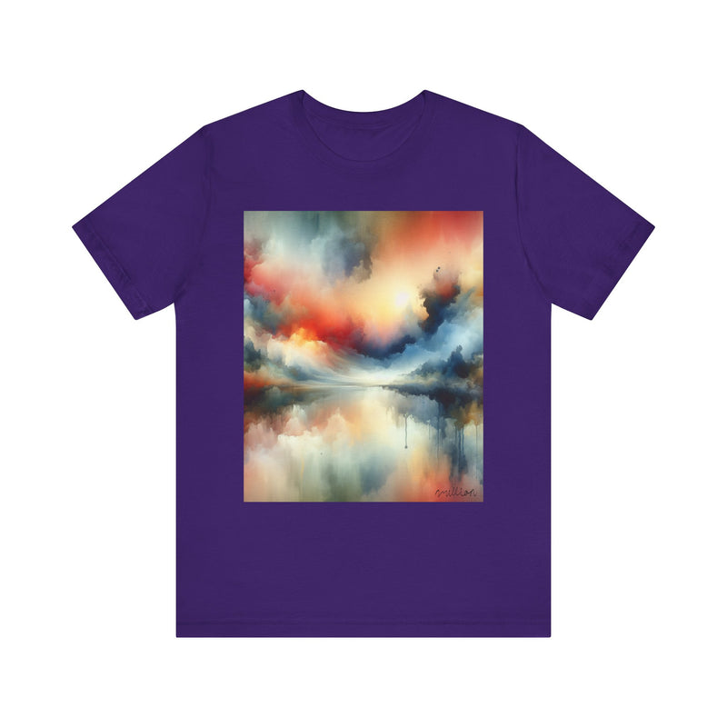 Watercolor Design Unisex Jersey Short Sleeve Tee