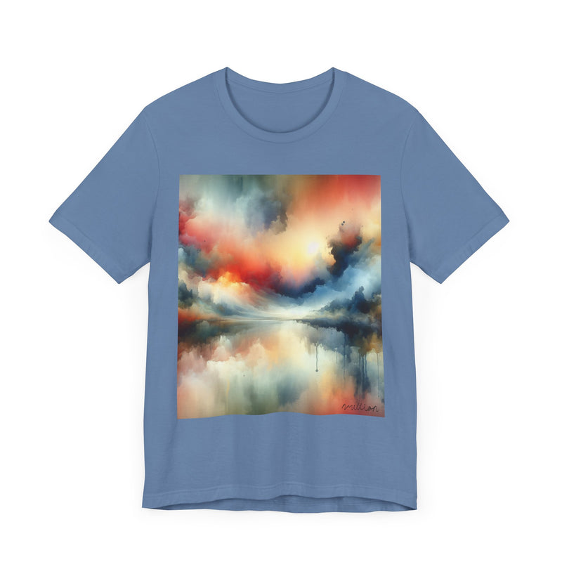 Watercolor Design Unisex Jersey Short Sleeve Tee