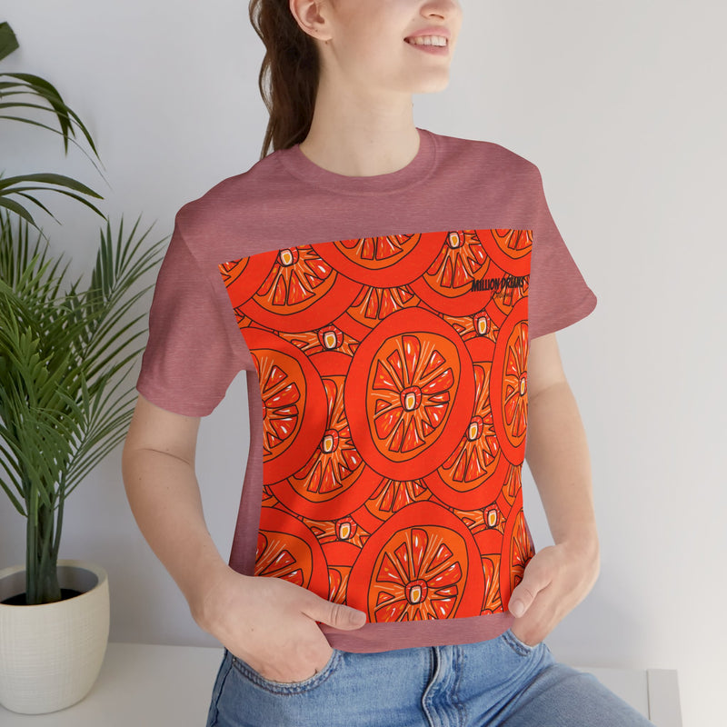 Tangie Orange Unisex Jersey Short Sleeve Tee