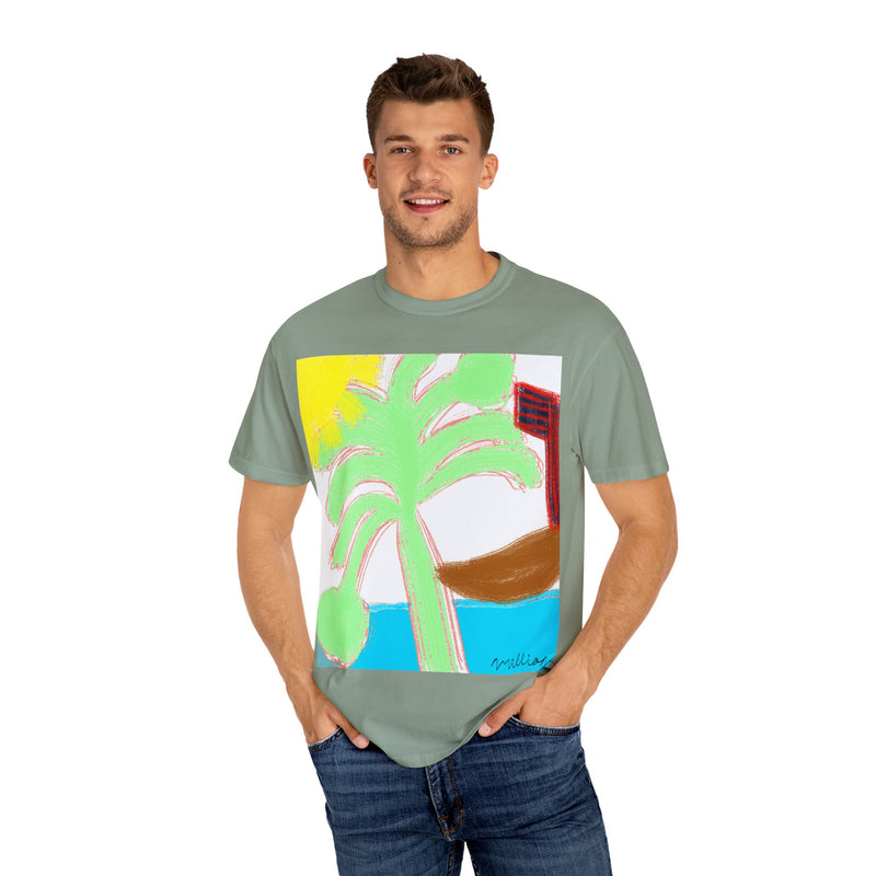 Ocean View Unisex Garment-Dyed T-shirt