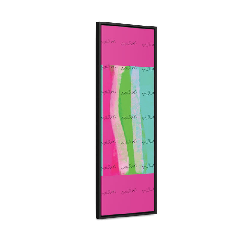 Pretty Neon Gallery Canvas Wraps, Vertical Frame