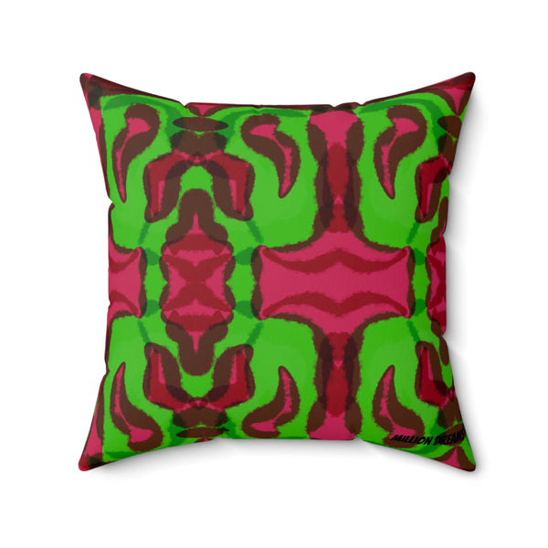 Tye dye Faux Suede Square Pillow