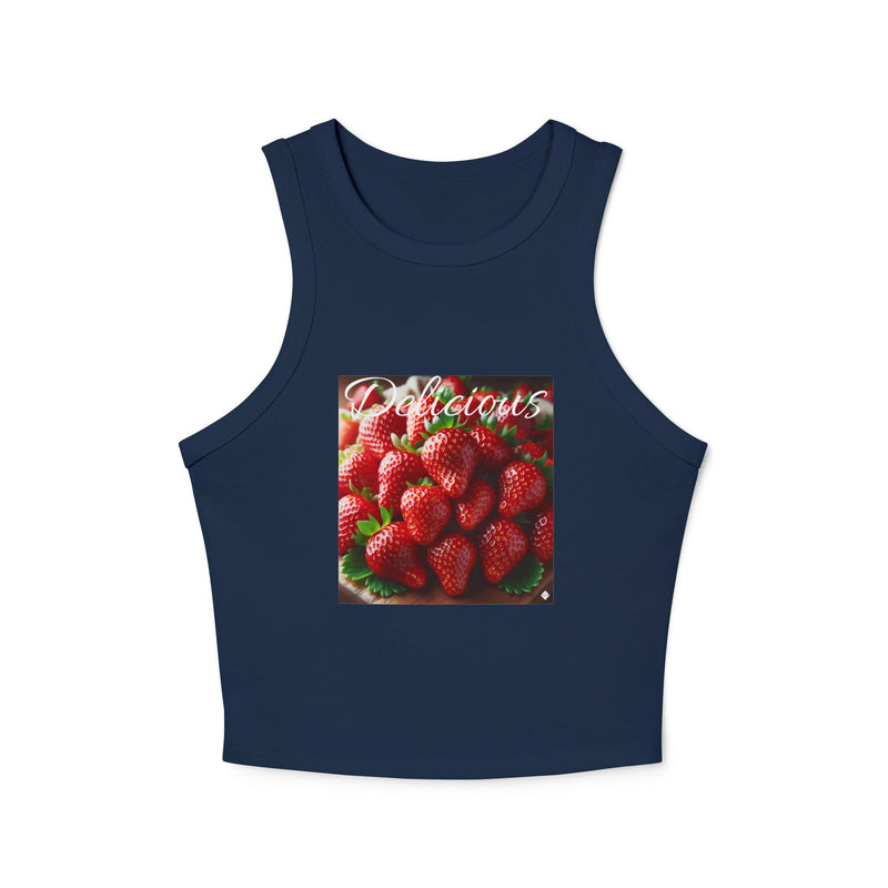 Delicious Women's Micro Rib Racer Tank Top