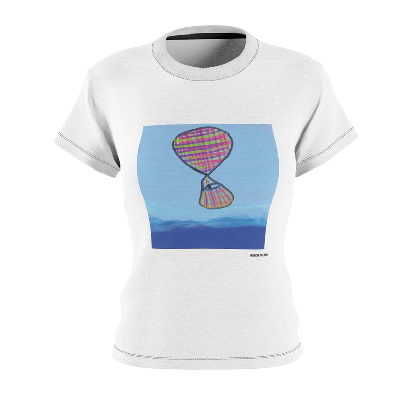 Girl in Floating women's Cut & Sew Tee (AOP)