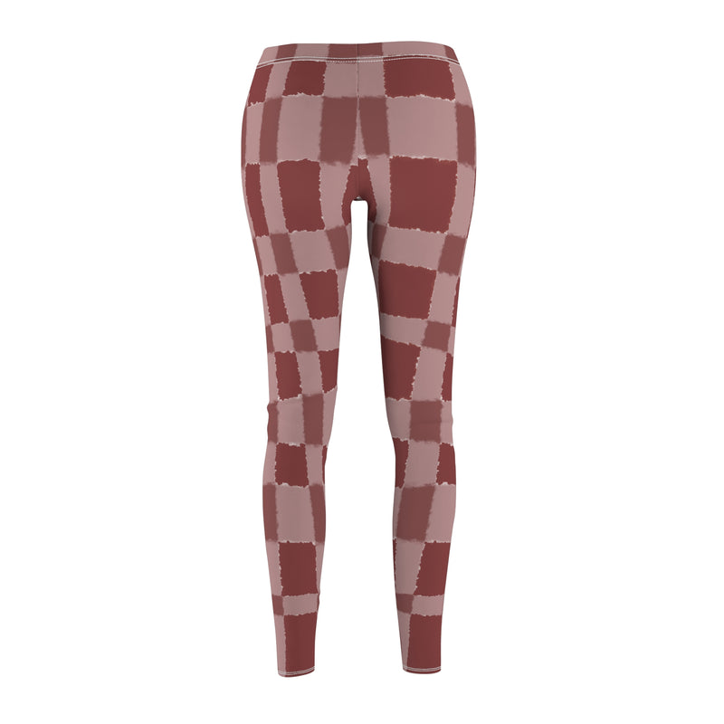 Chocolate Cubes Designs  Women's Cut & Sew Casual Leggings (AOP)