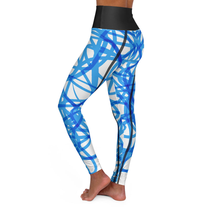 Swirl Grill High Waisted Yoga Leggings (AOP)