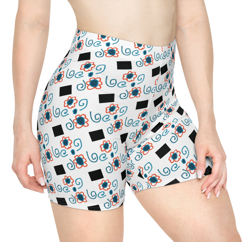 Swirlz  Women's Biker Shorts (AOP)