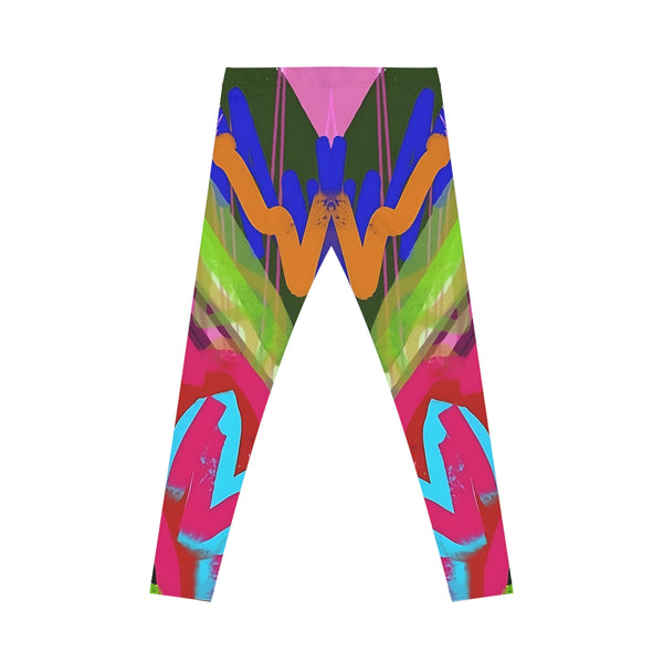 Abstract Frenzy Print Women's Casual Leggings (AOP)