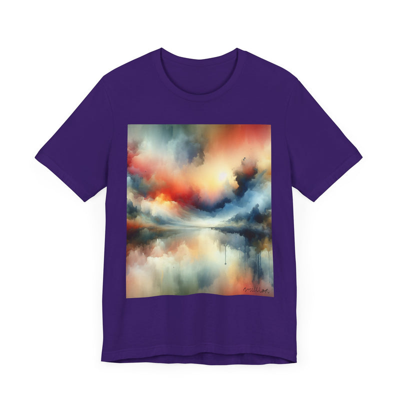 Watercolor Design Unisex Jersey Short Sleeve Tee