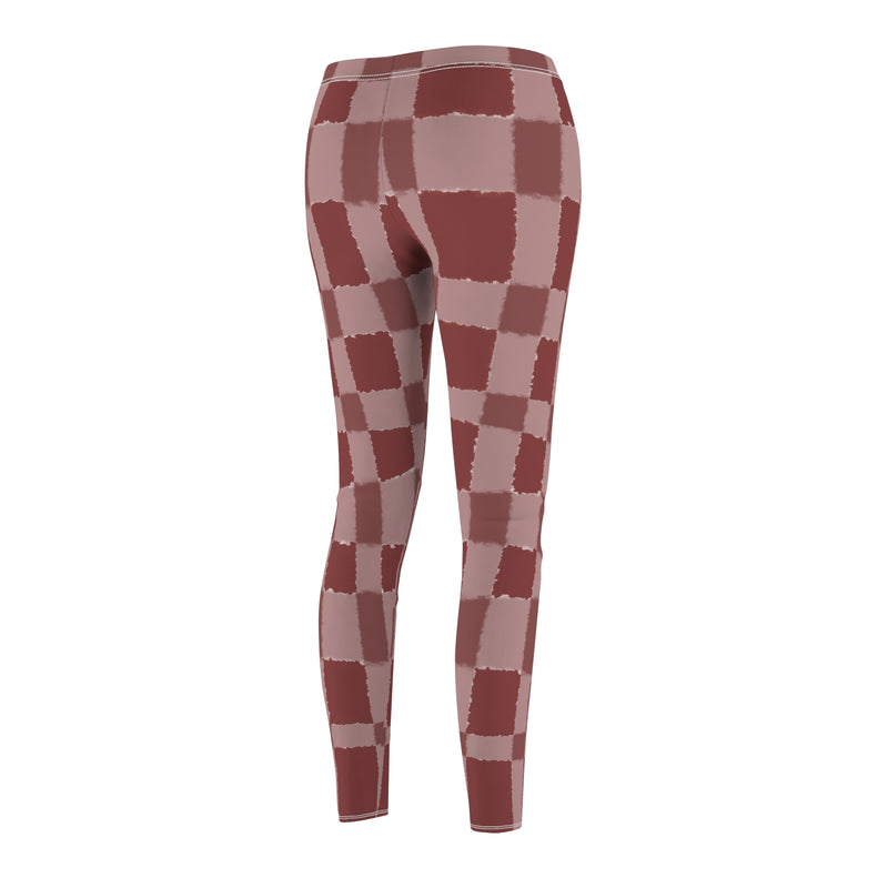 Chocolate Cubes Designs  Women's Cut & Sew Casual Leggings (AOP)