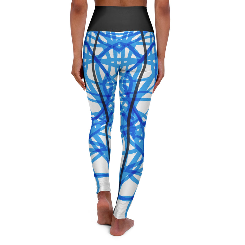 Swirl Grill High Waisted Yoga Leggings (AOP)