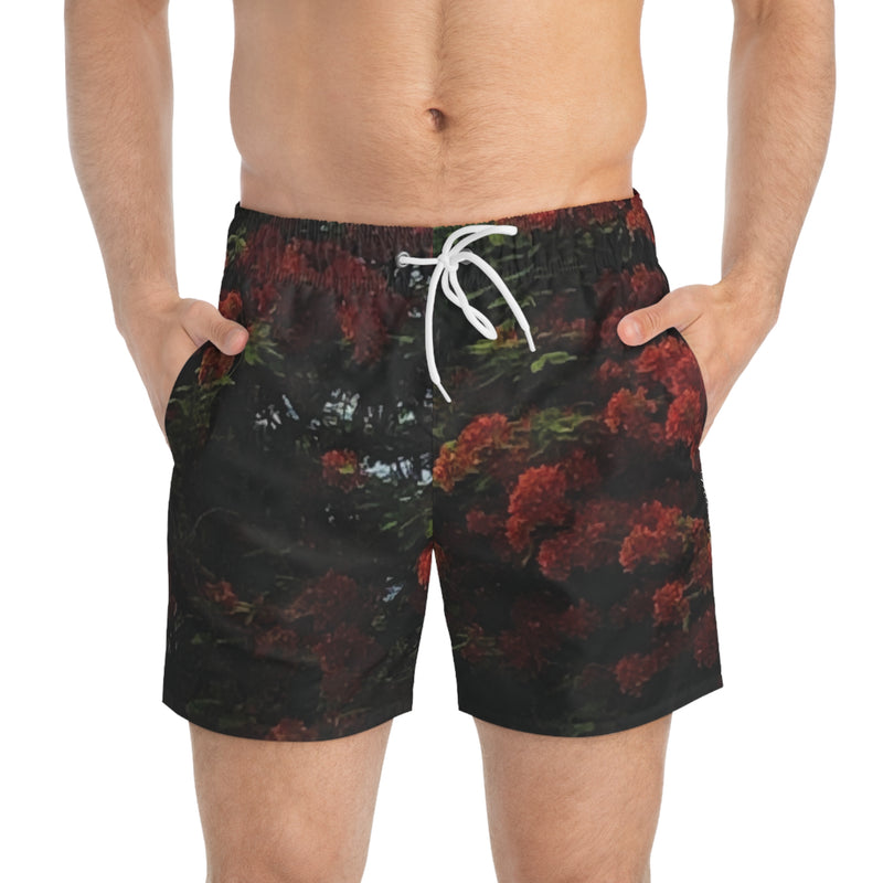 Resort View Swim Trunks (AOP)