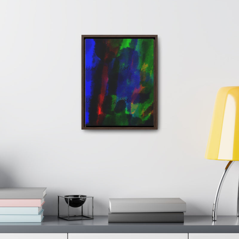 Watercolor Hue Gallery Canvas Wraps, Vertical Frame