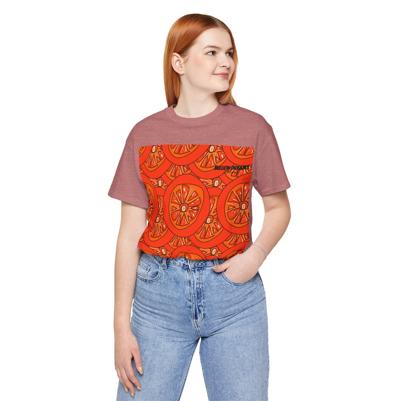 Tangie Orange Unisex Jersey Short Sleeve Tee