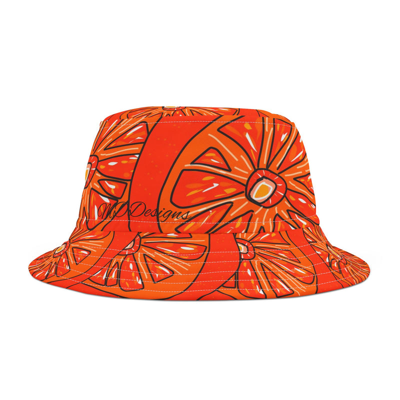 Tangie Orange Bucket Hat (AOP)